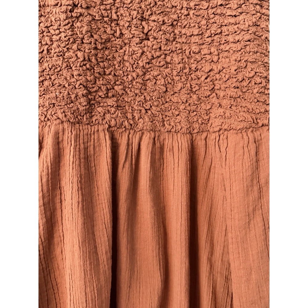 Free People Rust Brown Midi Dress - Picture 5 of 14